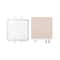 Wexel Art 2" Depth Clear UV Grade Acrylic Shadowbox with Beige Linen Stretched Canvas